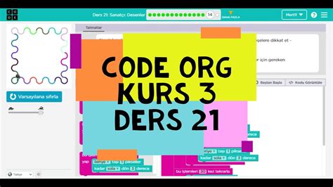 code org ders 21 cevapları